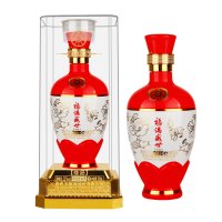 五粮液股份公司 浓香型白酒 52度500ml 福满盛世透明桶佳品 单瓶装