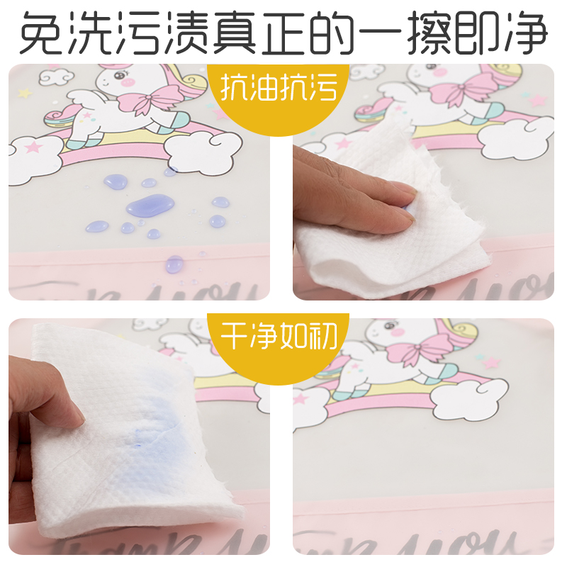 [补贴10%]宝宝吃饭围兜防水防脏免洗儿童罩衣男女婴儿饭兜小孩无袖夏季围裙高清大图