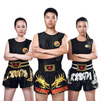 包邮泰拳短裤 散打裤 成人 儿童 男女 搏击 拳击短裤头格斗MMA服