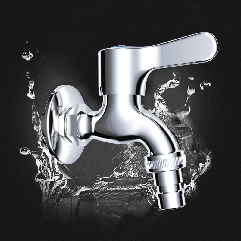 九牧(jomoo)快开水龙头加厚精铜阀体自来水小龙头单冷洗衣机龙头 四分