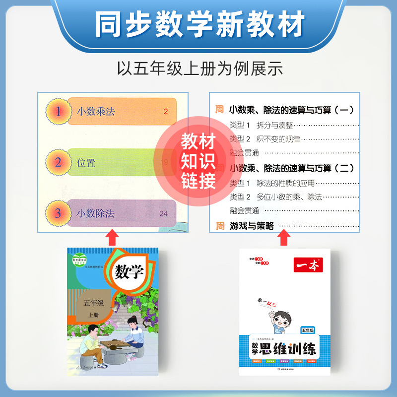 一本·数学思维训练 小学三年级 [正版]2023新版一本数学思维训练一年级二年级三年级四五六年级上册下册小学奥数举一反三