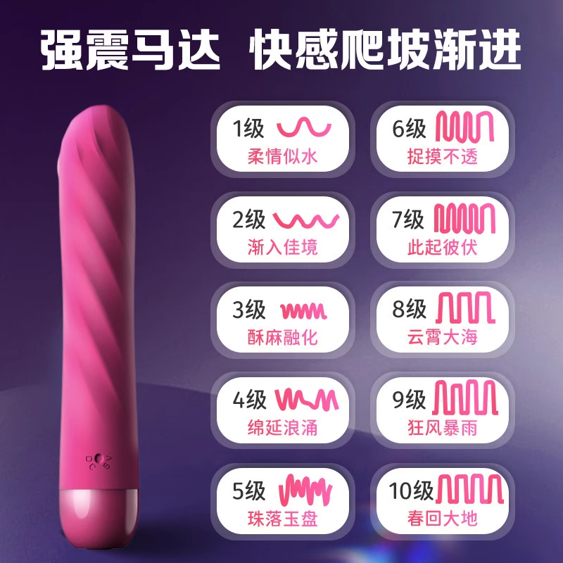 杰士邦jissbon杰士邦 Softoy多频震动棒 粉红色 女用自慰器成人情趣用品高潮神器性玩具高清大图
