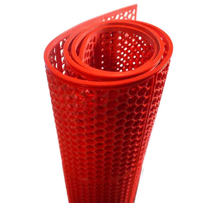 普拓塑 塑料镂空防滑垫 5*1200mm/卷高清大图