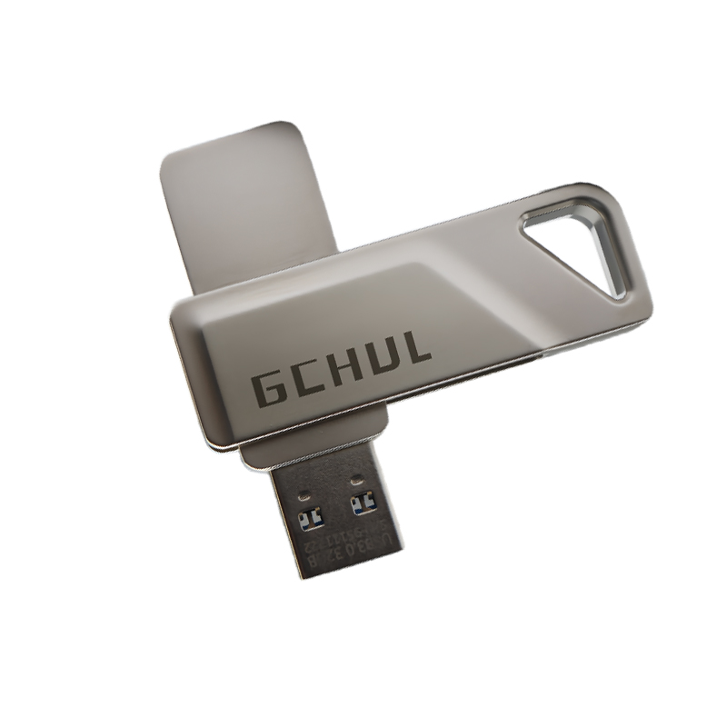 杰储(GCHUL) U100 深海系列 512G USB3.2 超高速固态闪存U盘/优盘 (单位:个) 银色高清大图