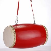 9cm腰鼓+鼓棒+背带 腰鼓儿童成人牛皮鼓12cm学生幼儿园舞蹈表演小腰鼓15cm秧歌乐器