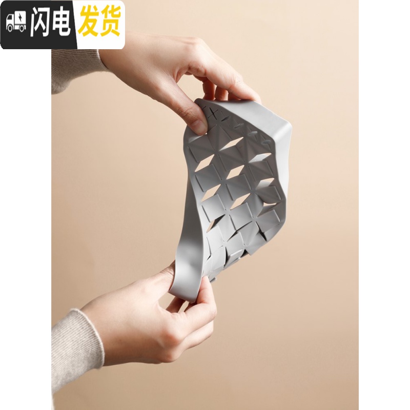 三维工匠创意桌面硅胶口红耳饰收纳架竖唇膏眉笔多格整理盒网红化妆刷收纳收纳盒高清大图