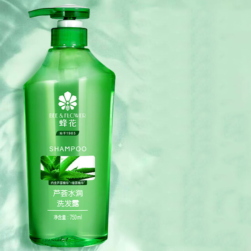 蜂花洗发水控油芦荟精华保湿蓬松清爽洗发露750ml高清大图