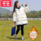 可莉允女童羽绒棉服2022新款冬装加厚外套洋气韩版十岁中大儿童棉衣棉袄