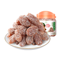 华味亨 果脯果干蜜饯 办公室休闲零食小吃罐装 160g*2[盐津葡萄]