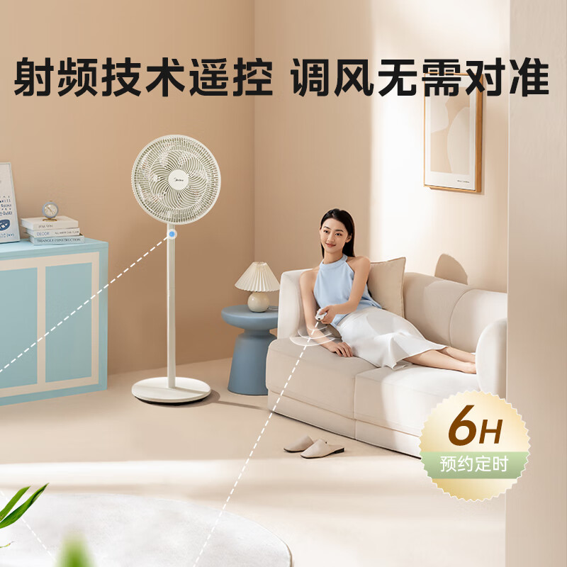 美的落地扇SAH35MR高清大图