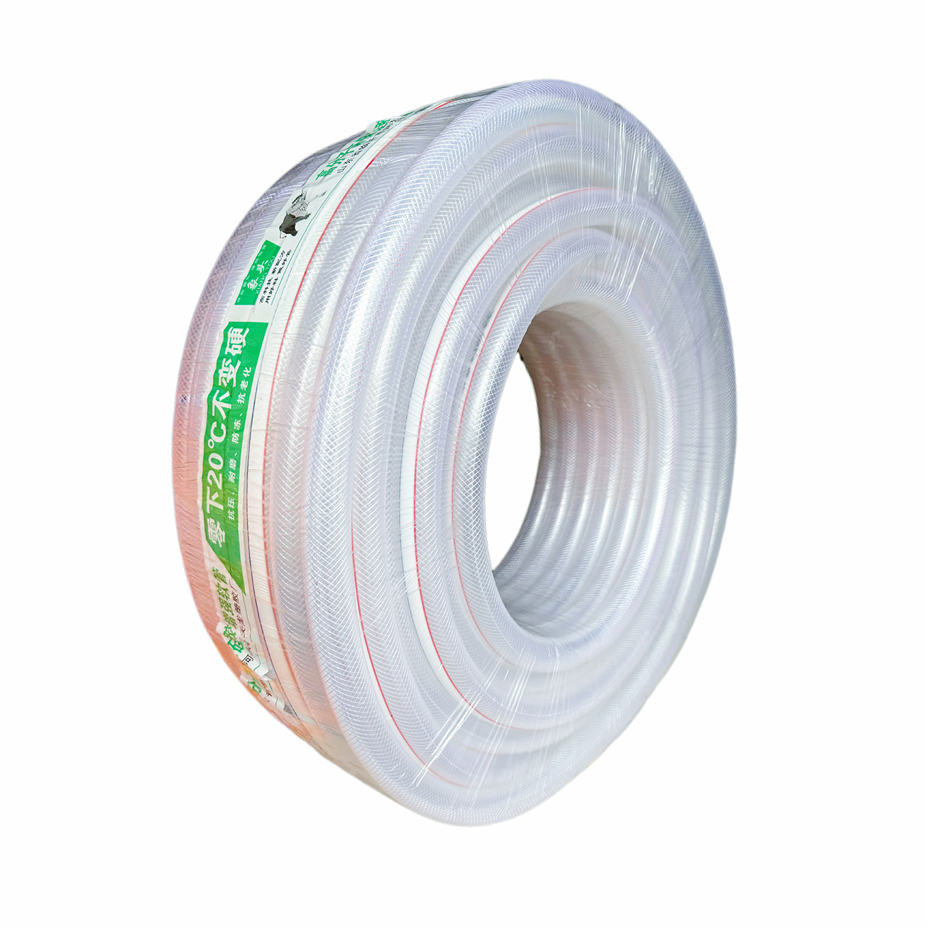 象头 白色无味加厚增强水管38mm30kg50米/捆