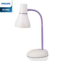 飞利浦LED护眼台灯1-5W学生儿童阅读书桌灯自然光(3300-5000K) 卧室床头学习工作台灯Philips酷秀