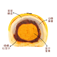 盼盼蛋黄酥蛋黄味55g*6枚
