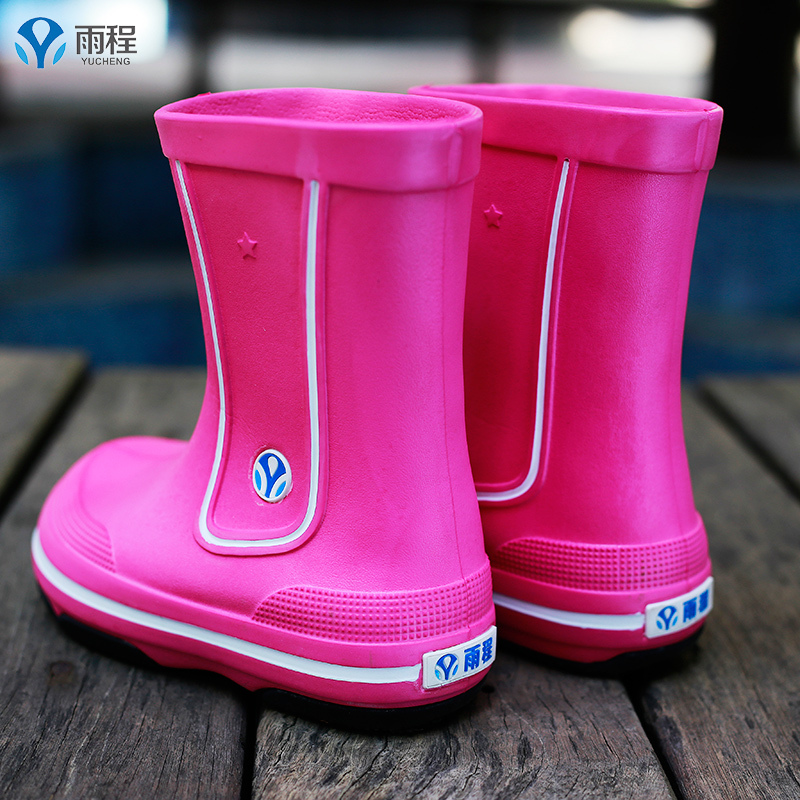 高筒女童男童防滑雨鞋 儿童雨靴秧鞋水靴小学生雨鞋可配雨衣报价_参数