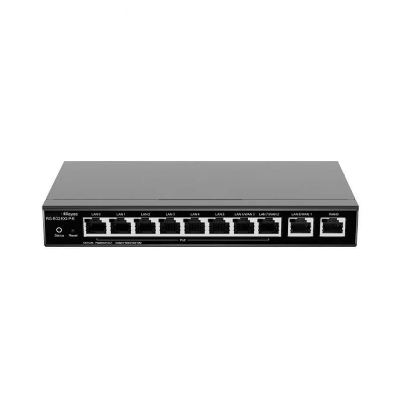 8口全千兆poe网关一体机rgeg210gpe企业级路由器ac控制器双wan口行为