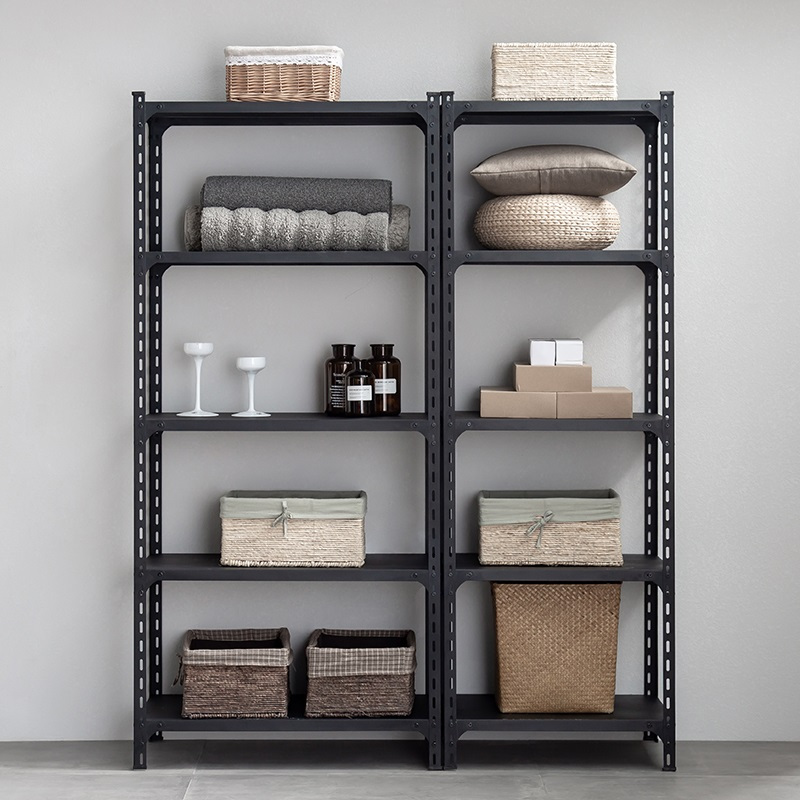 银祥角钢货架置物架超市展示架多层铁架子家用自由组合仓库储物架