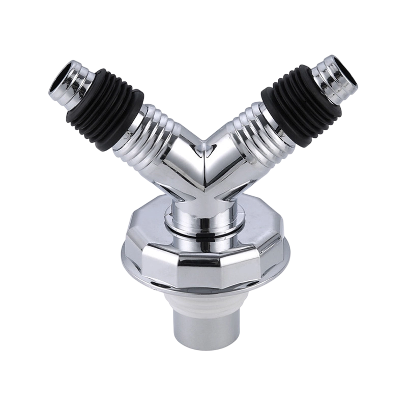 LONMATE 地漏接头电镀Y型大盖三通SL497 一个高清大图