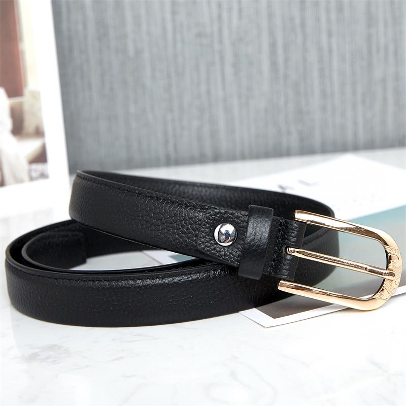 喜来登SHERIDAN女士针扣头层牛皮皮带高清大图