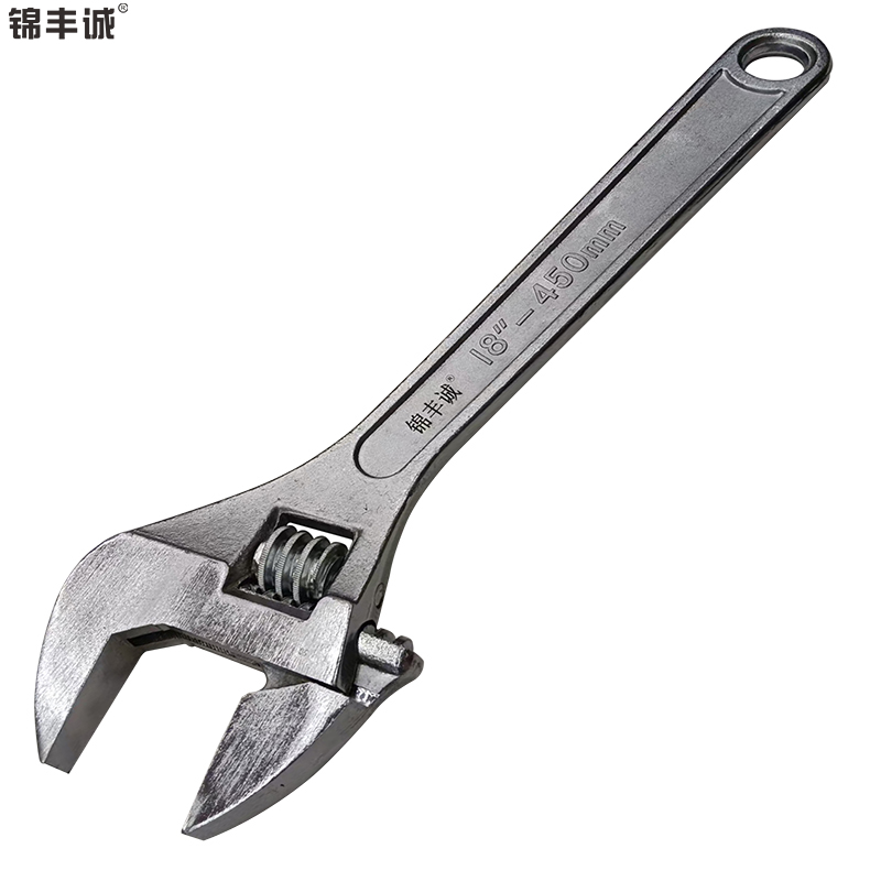 锦丰诚 活扳手 工业级活动扳手 活络扳手(铬钒钢)18“-450mm/把高清大图