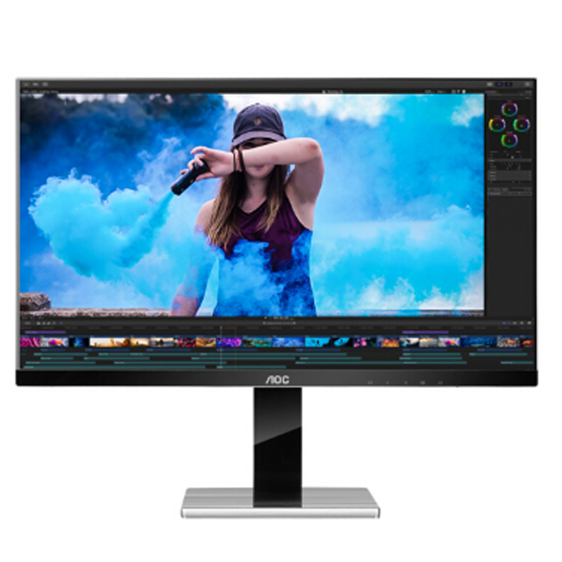 aoc卢瓦尔显示器4k超清27寸lv273hupr视频