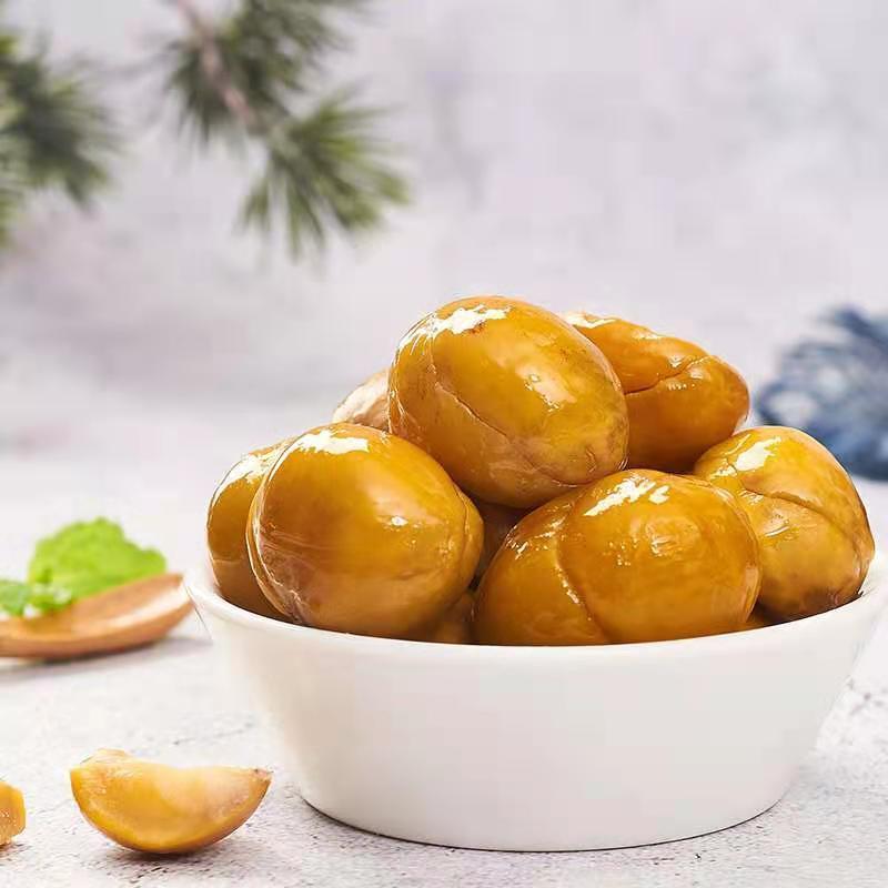 [满199减100]来伊份 甘栗仁休闲零食坚果即食板栗原味栗子仁免剥板栗仁 小包装80g高清大图