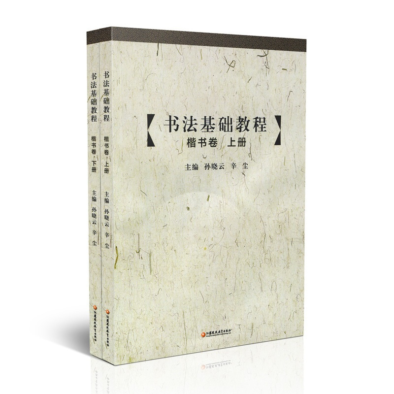 [正版]孙晓云教你学书法 书法基础教程楷书卷上下册 含光盘 零基础学楷书 毛笔书法入门 少儿书法基础教程 名碑名帖书法
