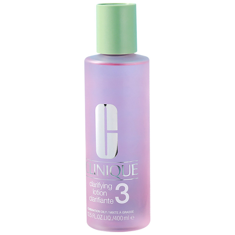 Clinique 倩碧三步曲系列 明肌净透水温和洁肤水3号 400ml 清爽保湿补水化妆水 混合油性肤质通用