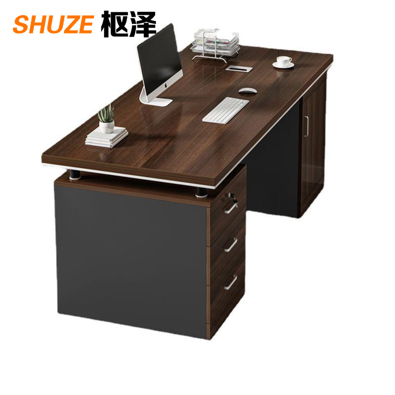 枢泽 电脑桌 1.6m 张高清大图