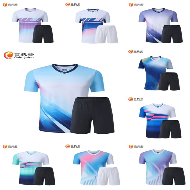鑫捷登 男女羽毛球服运动套装AGRY-LYM501系列 1套高清大图