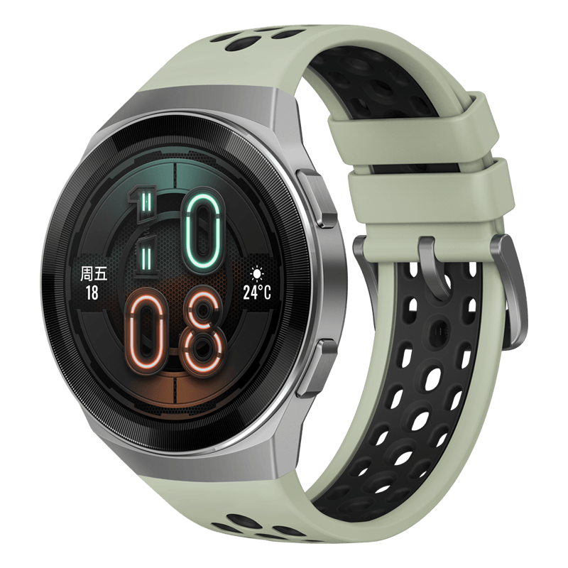 华为(HUAWEI)华为智能手表WATCH GT2e 活力款 薄荷绿 (2周续航+百种运动类型+音乐播放+实时心率+蓝牙手表+NFC支付)