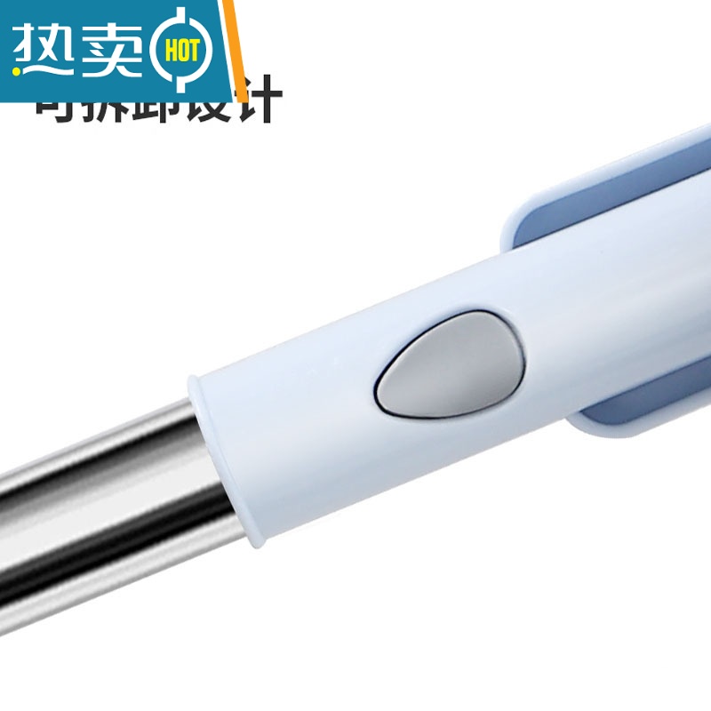 敬平擦玻璃器伸缩杆双面擦窗器玻璃刷刮搽高楼清洁清洗窗户工具家用 旗舰可弯曲擦玻璃器共2布+1泡片高清大图