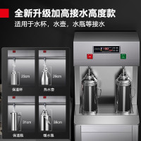 德玛仕 DEMASHI 学校用开水器 商用烧水机 不锈钢直饮水机净水机 SRZ-20/SRZ-2L[40cm加高背板]