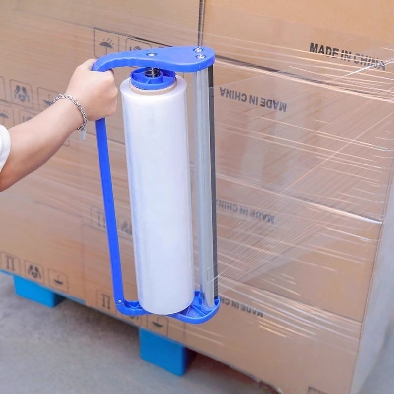 吉迎尚品 缠绕膜打包器打包机拉膜器 适用50cm保鲜膜 个高清大图