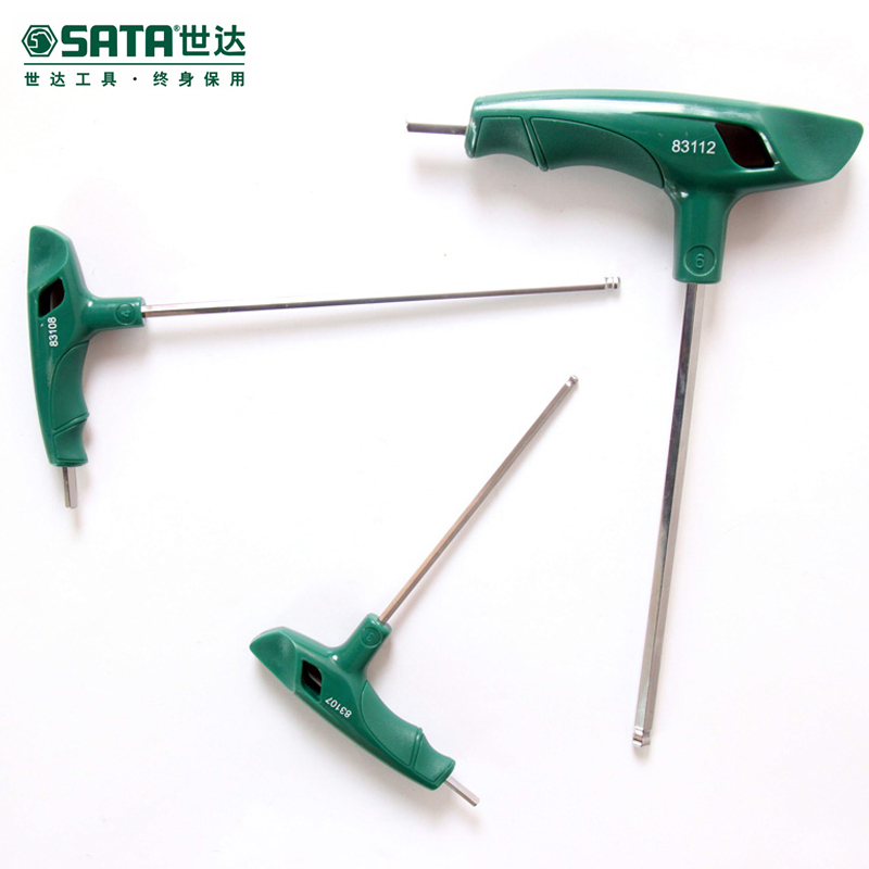 世达(SATA) T型内六角扳手 4MM 83308 (单位:把)