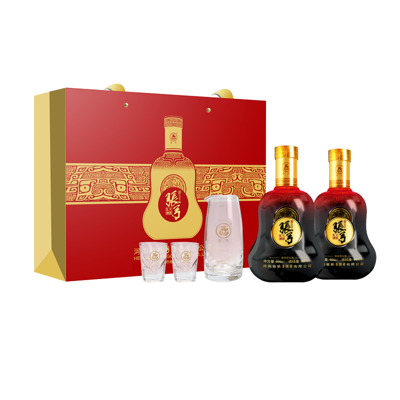 中华老字号张弓大国礼遇酒52度2浓香型固态粮食白酒礼盒装