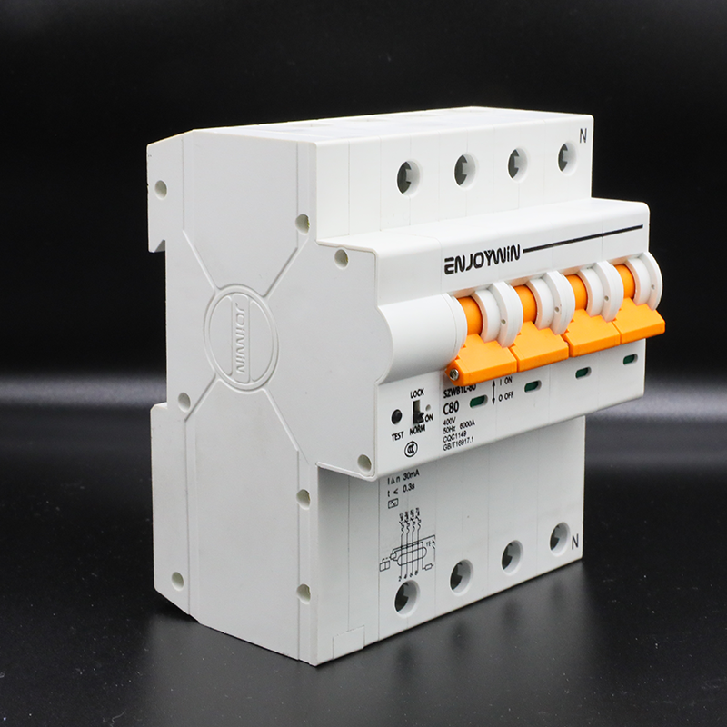 卓文(ENJOYWIN)4P智能微型融合断路器 漏电保护