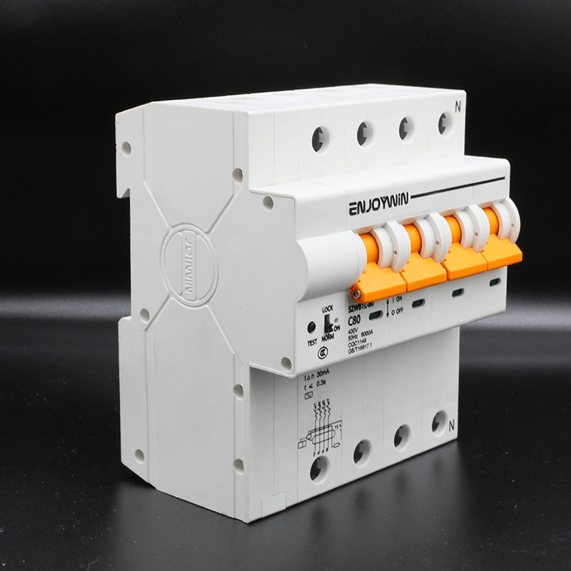 卓文(ENJOYWIN)4P智能微型融合断路器 漏电保护图片