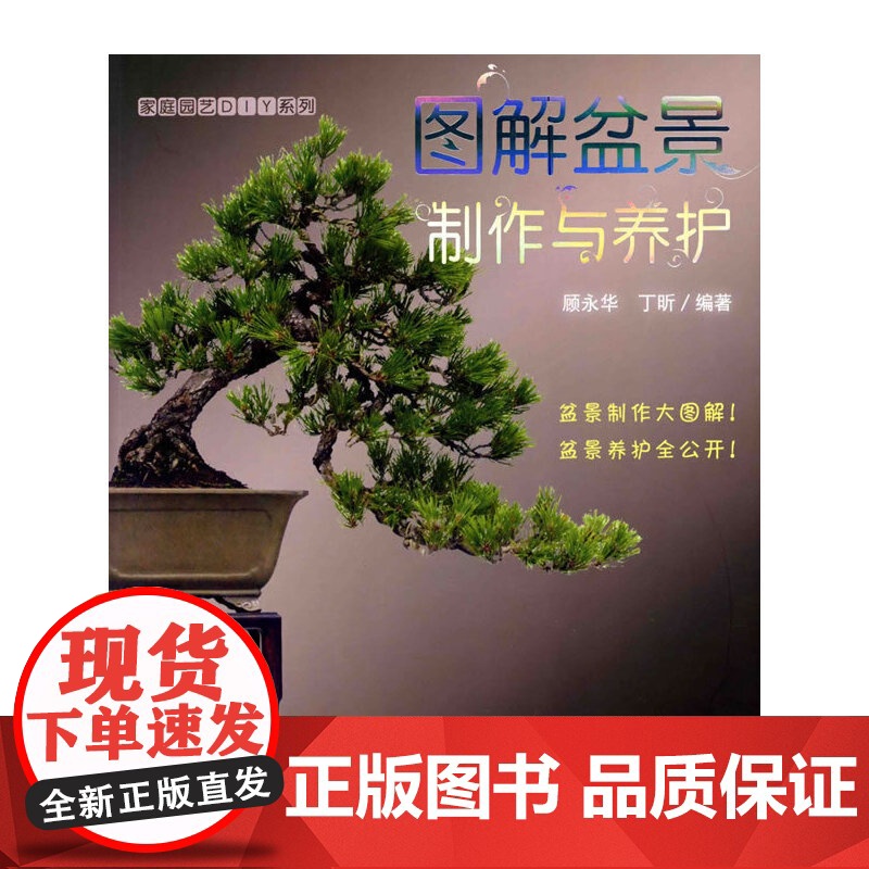 家庭园艺DIY系列--图解盆景制作与养护 正版书籍高清大图
