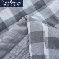 皮尔卡丹(Pierre Cardin)家纺 纯色夏凉被夏季薄被子被芯平纹水洗棉纤维格子夏被空调被1.5/1.8/2.0