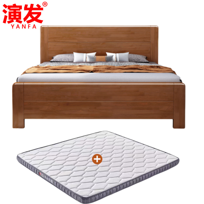 木床+10cm床垫高清大图