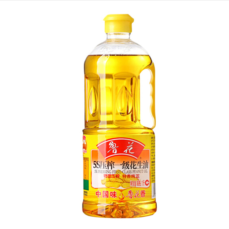 鲁花 5S压榨一级 花生油 1L