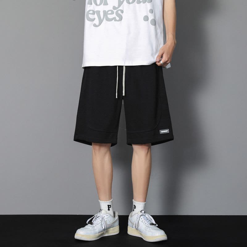 真维斯休闲短裤男士2022夏季新款直筒宽松韩版潮流百搭五分裤子图片