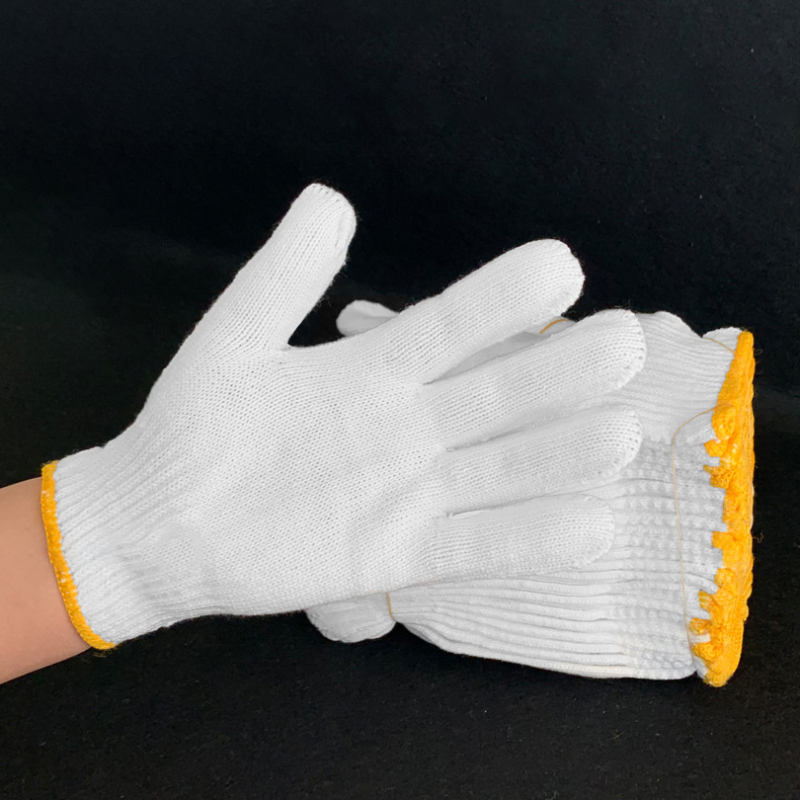 美瑞欧 劳保手套 加厚棉线手套 500克白棉纱尼龙粗线耐磨 10双/组(单位:组)