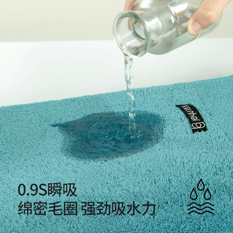 洁玉五星级酒店加大加厚长绒棉浴巾男女士纯棉洗脸洗澡巾 80*140cm/650g