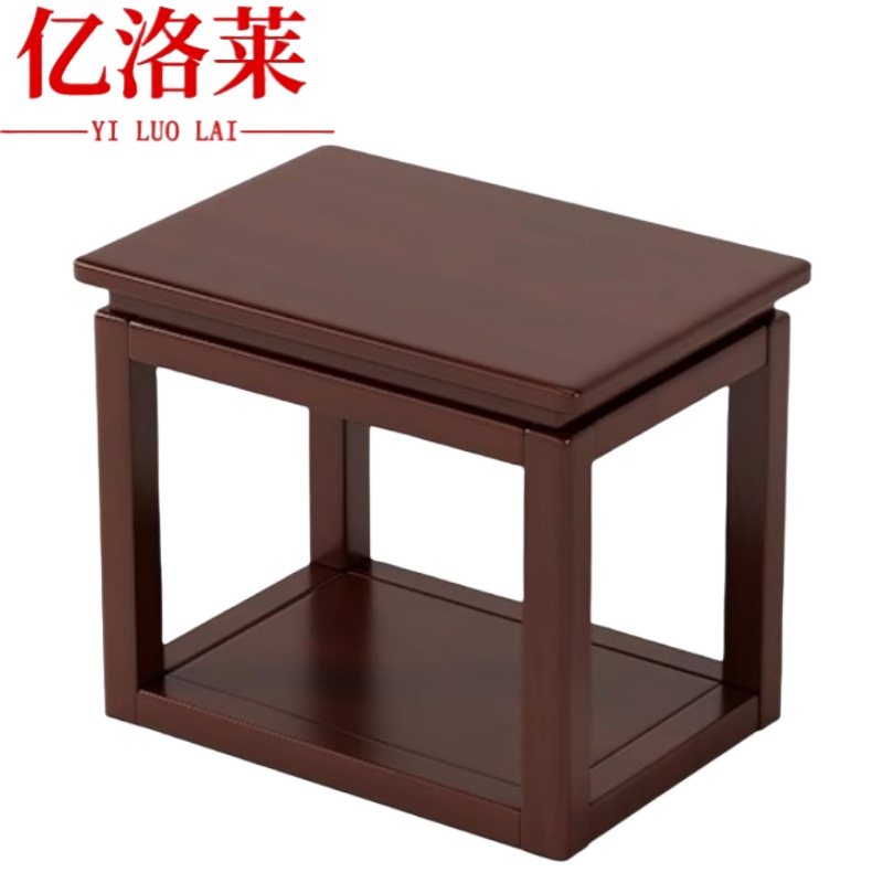 亿洛莱 实木茶几 68*48*56cm 张高清大图