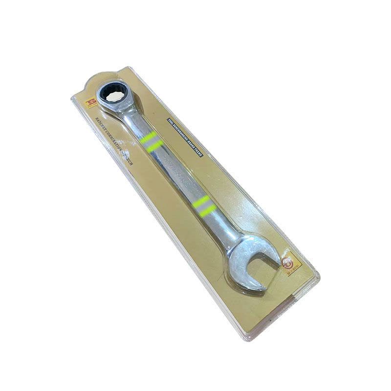 波斯(BOSI) 荧光系列精品棘轮两用扳手 34mm 把图片