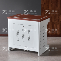 臻远 ZY4012413 隐藏式翻转电脑桌培训桌办公桌B款单人位