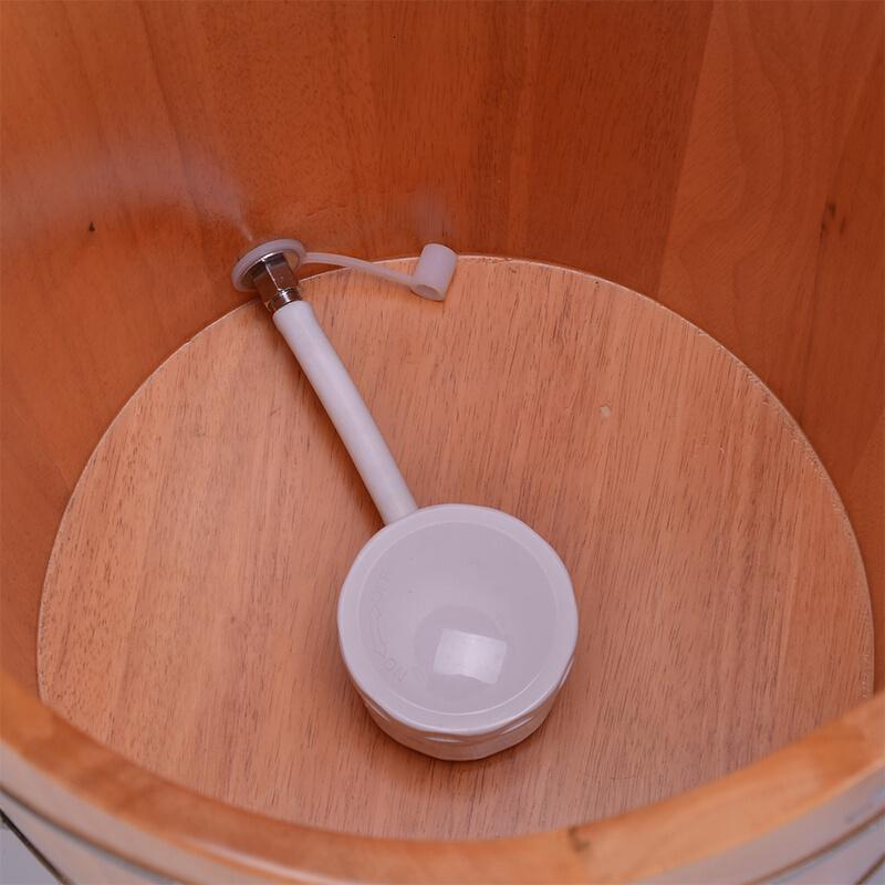 熏蒸加热加高足疗无盖按摩事加盖脚盆加热加高木盆厘米橡木泡脚盖子足浴熏蒸穴位木桶波迷娜BOMINA
