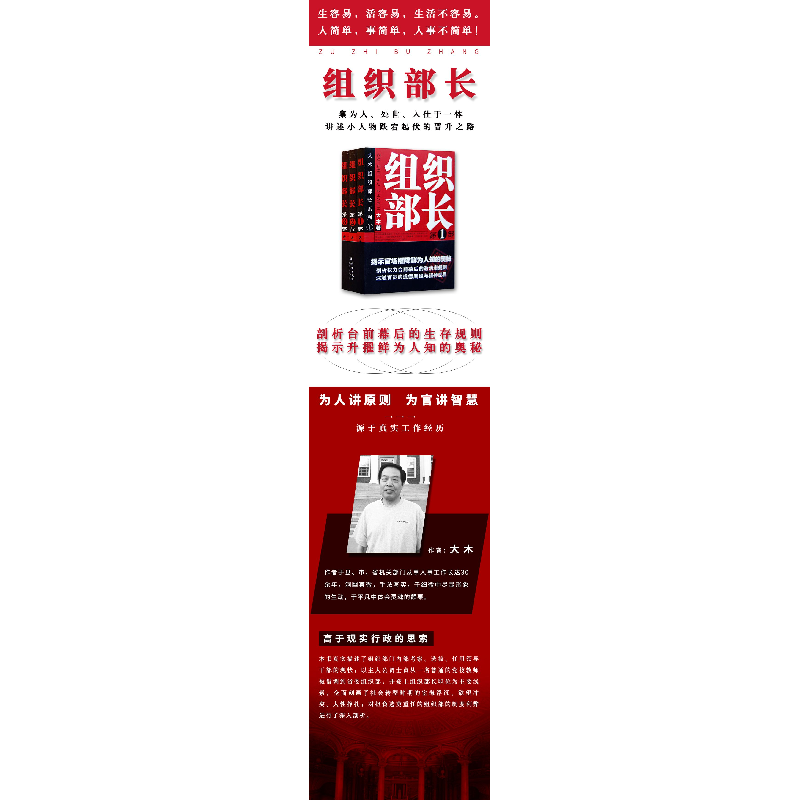 正版 组织部长(2)/大木组织部长系列 大木 群言 9787802560772 书高清大图