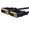 酷比客(L-CUBIC) DVI线(24+1)黑色5M 24+1DVI-DVI转接线显示器